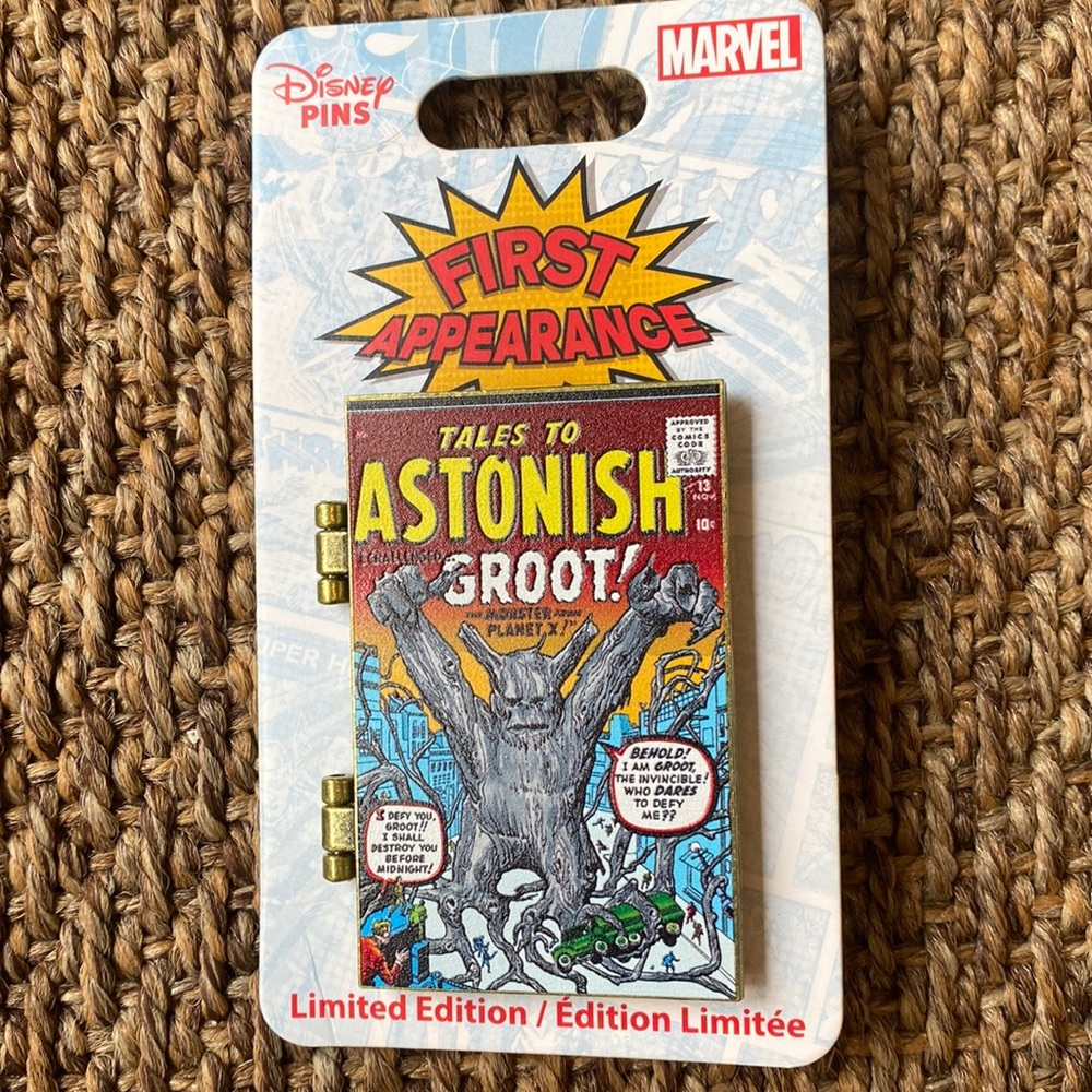 Marvel First Appearance - heroes groot Limited Edition (LE) 2000 pin